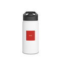 Minimalist Red Ellipsis Stainless Steel Water Bottle