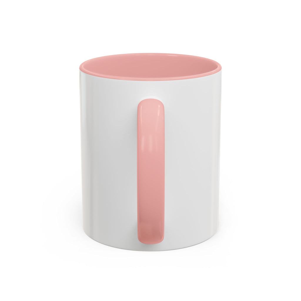 Red Minimalist Accent Coffee Mug — Ellipsis Dot Design (11/15 oz)