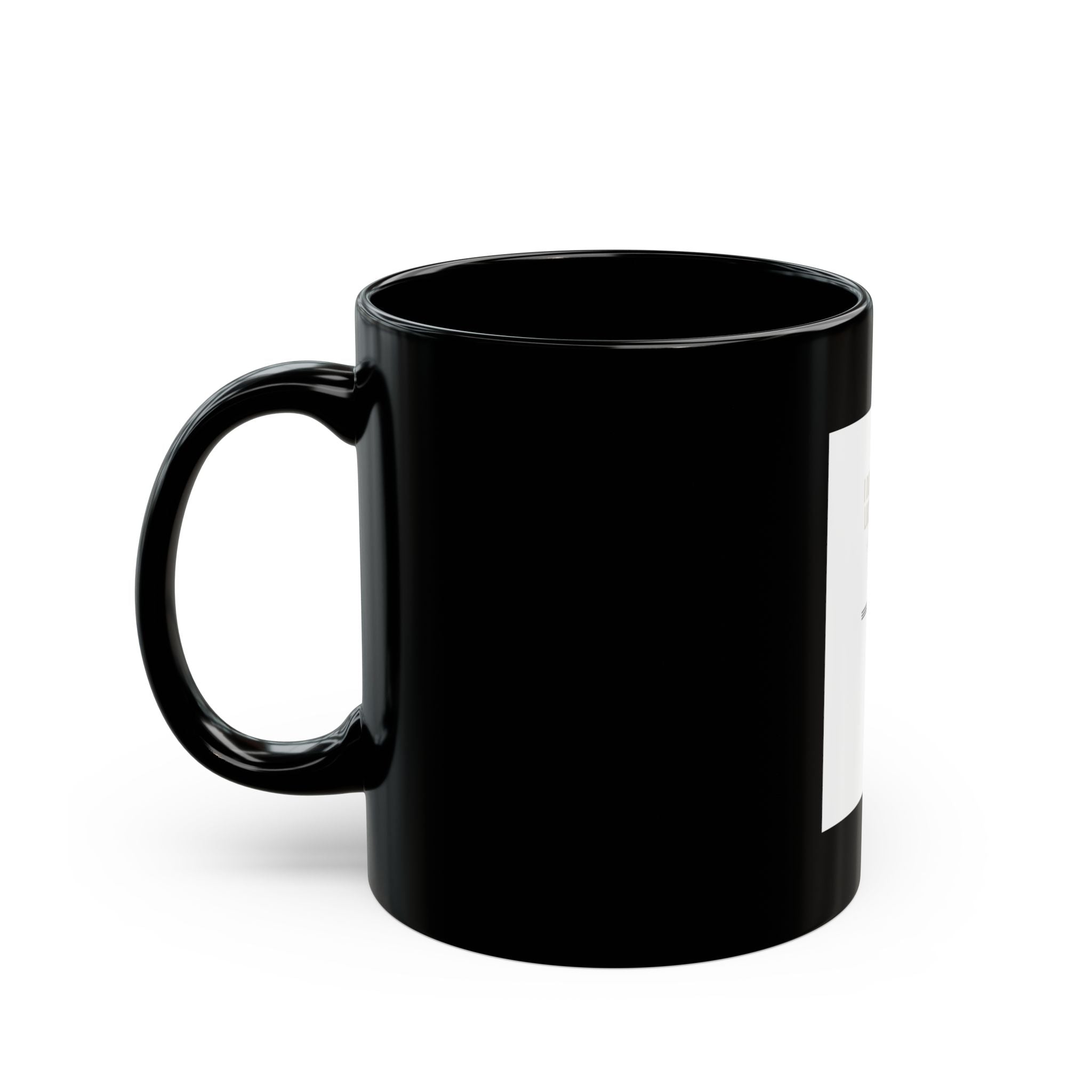 Black Mug - I Didn't Wait For Luck, I Built It Inspirational Coffee Mug (11oz/15oz)