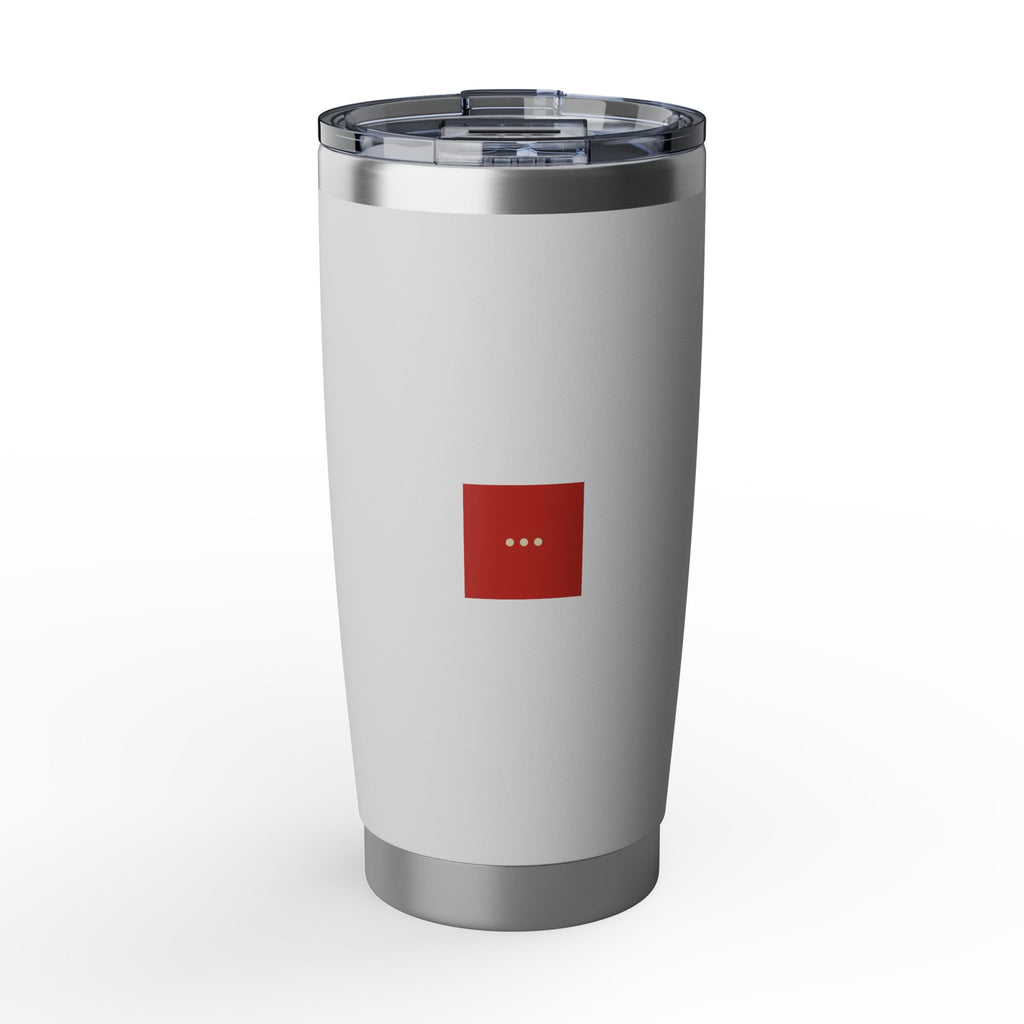 Vagabond 20oz Tumbler — Minimal Red Square Travel Mug