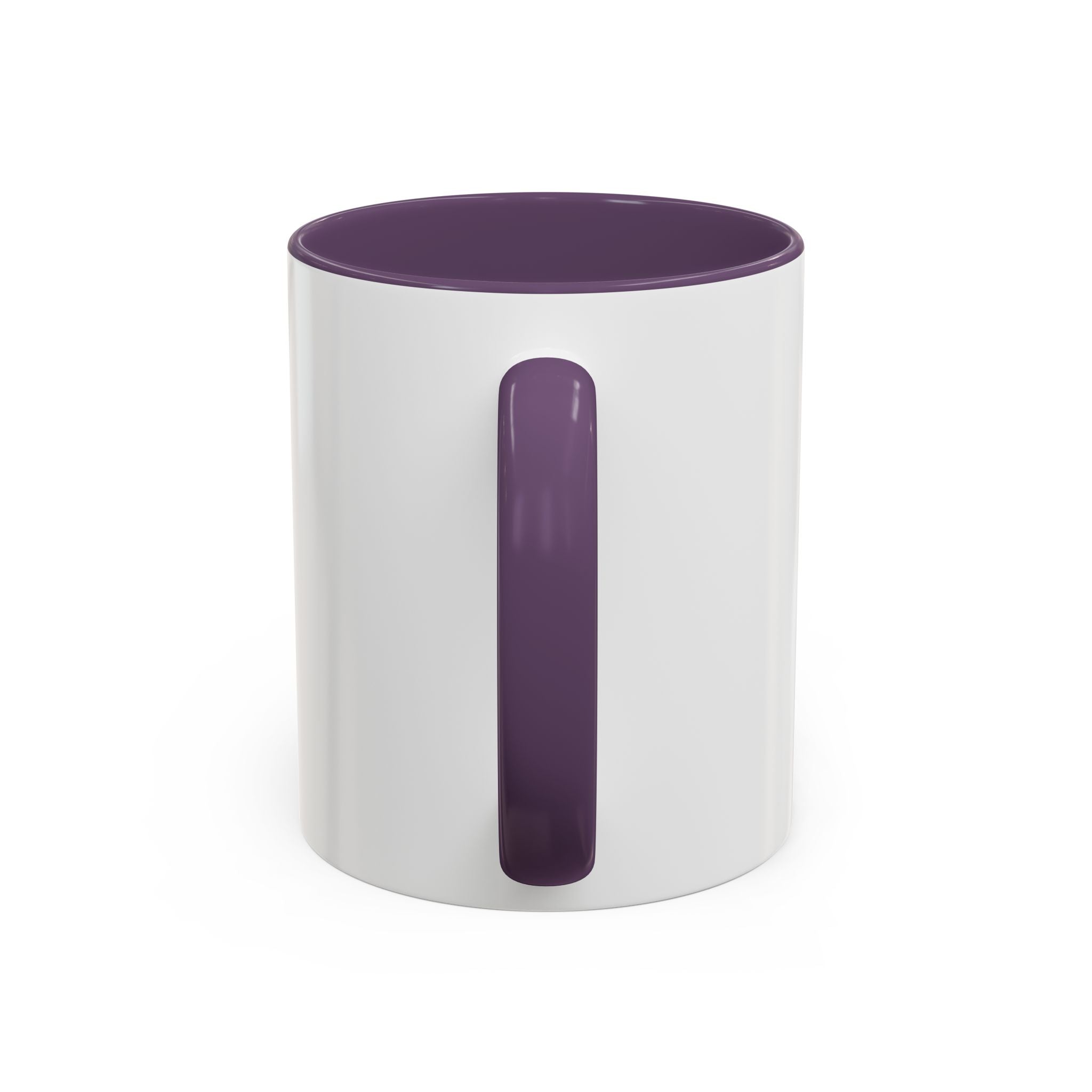 Red Minimalist Accent Coffee Mug — Ellipsis Dot Design (11/15 oz)