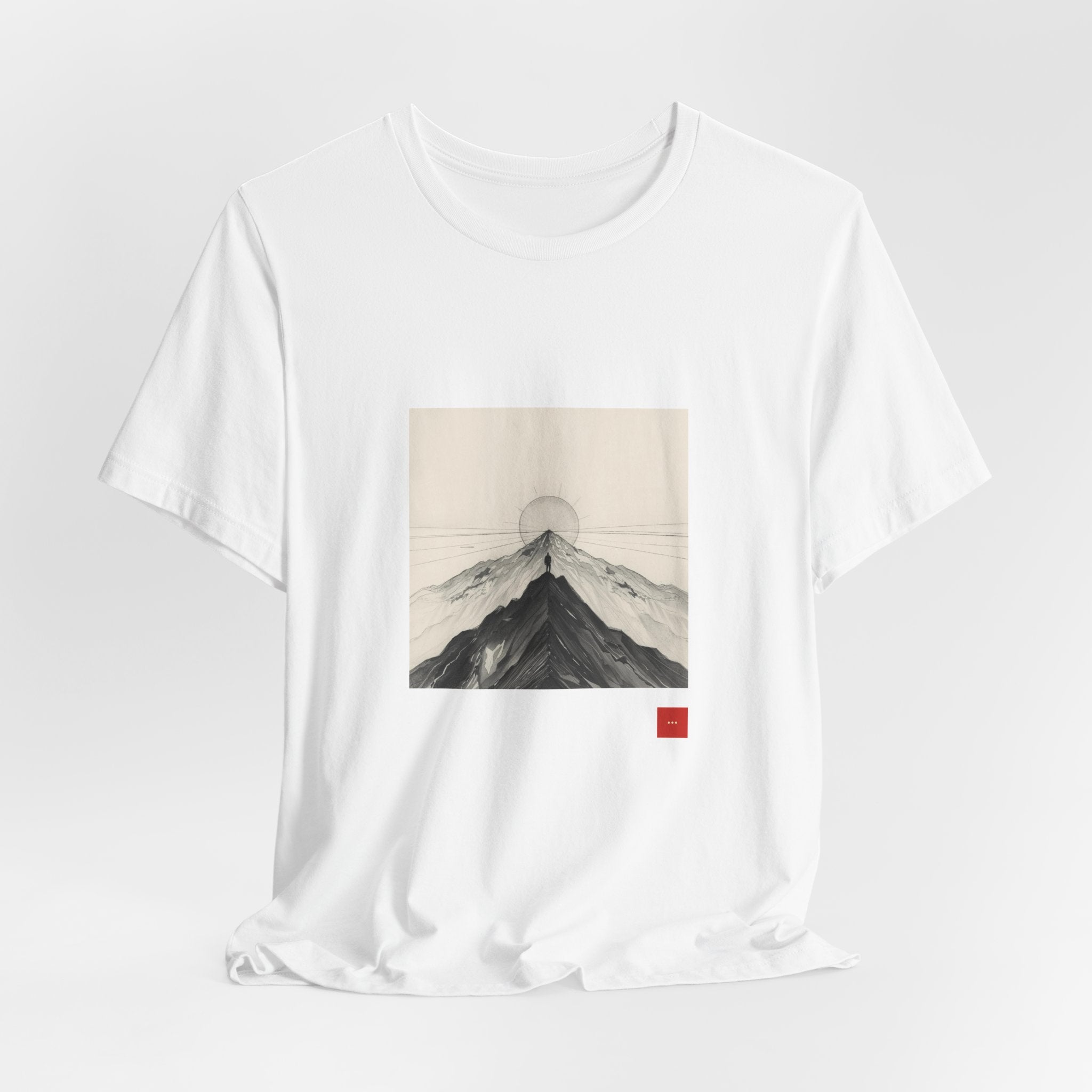 Motivational Tee — "I don't wait for luck. I build it." Printed Shirt