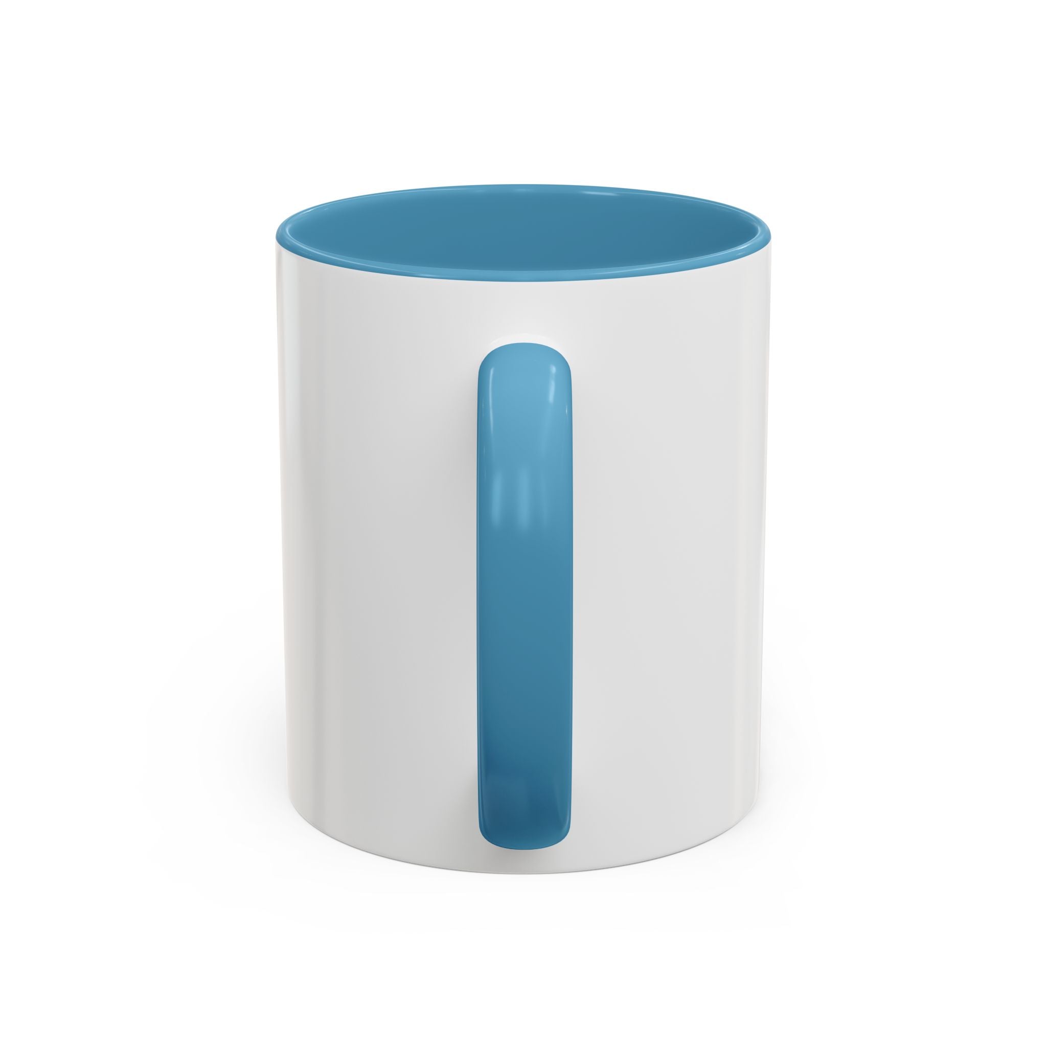 Red Minimalist Accent Coffee Mug — Ellipsis Dot Design (11/15 oz)
