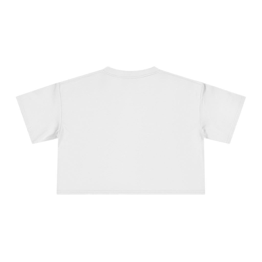 Crop Tee — "Reading is my way of feeling more" Minimal Literary Crop Top