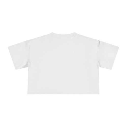 Crop Tee — "Reading is my way of feeling more" Minimal Literary Crop Top
