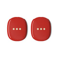 AirPods Max Case — Minimal Red Protective Shell with Three-Dot Accent