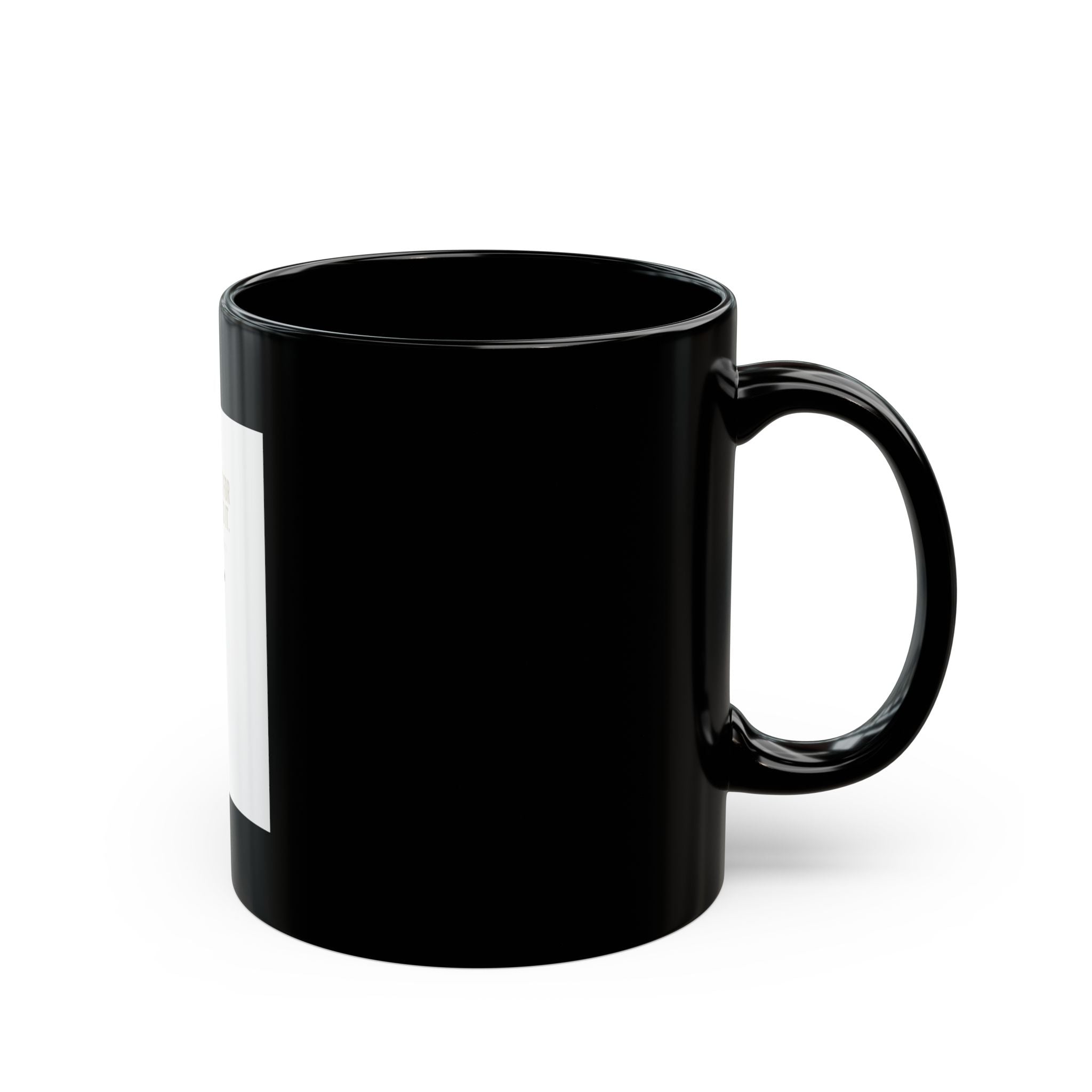 Black Mug - I Didn't Wait For Luck, I Built It Inspirational Coffee Mug (11oz/15oz)